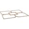 Ekena Millwork 78 34W x 78 34H x 38T Large Olivia Decorative Fretwork Wood Ceiling Panels, Hickory CELW79X79X0375OLVHI - alternate 8